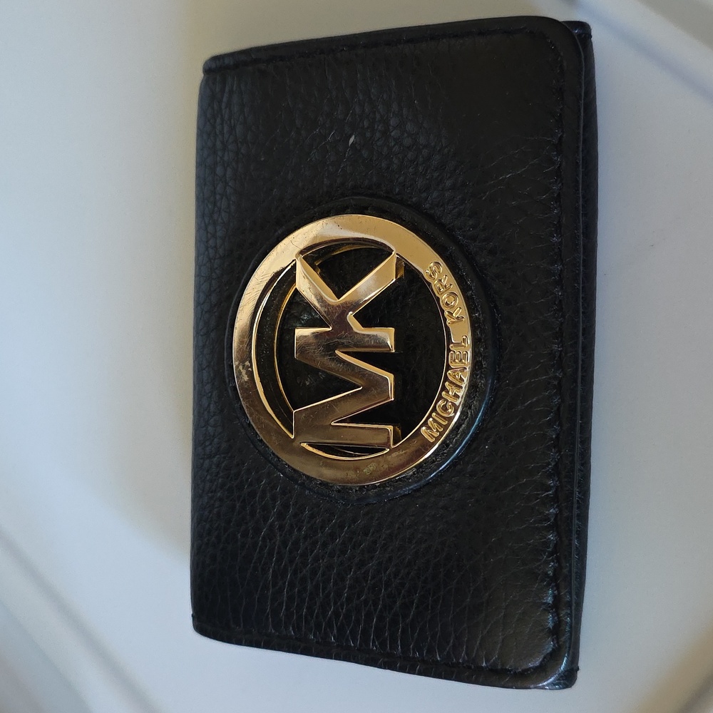 Michael Kors Black Leather Card Holder